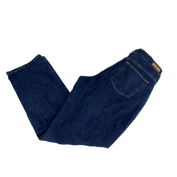 Cabelas Womens 14 R Straight Leg Jeans Red Buffalo Plaid Flannel Lined Denim - Picture 12 of 12